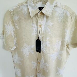 Ben Sherman Cream Casual Button Down Shirt